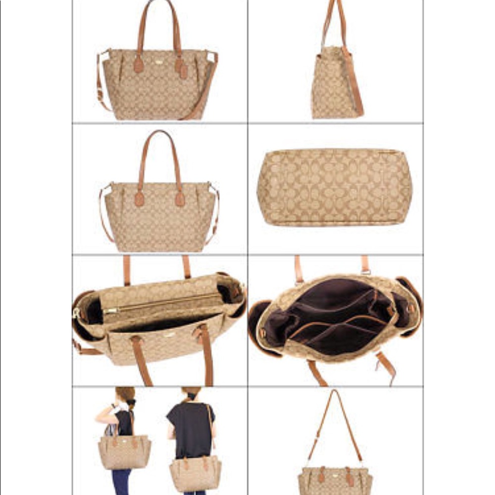 LAST ONE! NWT Coach Signature Baby Bag Diaper Bag - Picture 4 of 8